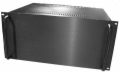5UBlack Rack Mt Chassis with Aluminum Front Panel