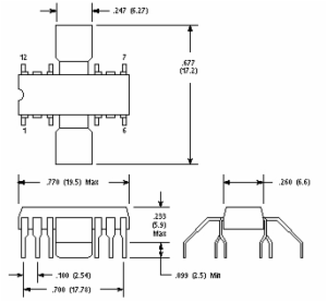 IC-LINEAR AUDIO PW AMP 7W