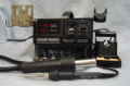Hot Air Rework Station with Digital Display, Mechanical Arm & 70w Soldering Iron