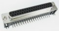 37 Pin Female D-Sub Right Angle PC Connector