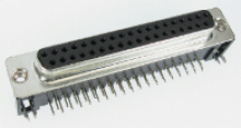 37 Pin Female D-Sub Right Angle PC Connector