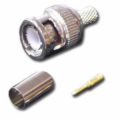 BNC Male Connector, Crimp Style for RG59/U Cable