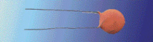 .1 uF; DIAM: 5 mm; 50 Volt Ceramic Capacitor