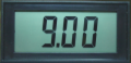 Jumbo LCD Panel Meter, 9V Independent Power Supply Version