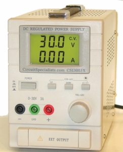 BENCH POWER SUPPLY 0-30V, 0-3 AMPS