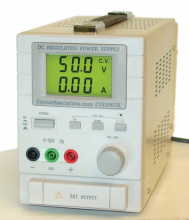 0-50VDC 0-3A / 5VDC 1A, Dual Output Bench Power Supply