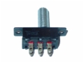Slide Switch With Brushed Aluminum Handle DPDT ON-ON