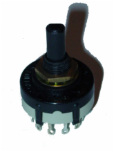 1 Pole 2-12 Position Hi-Rel Adjustable Rotary Switch