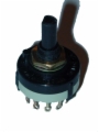 3 Pole 2-4 Position Hi-Rel Adjustable Rotary Switch