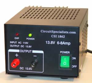 13.8V 6-8 AMP REGULATED POWER SUPPLY