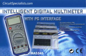 INTELLIGENT DMM W RS232 INTFAC