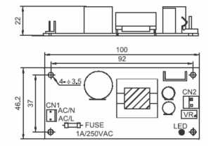 15 WATT OPEN FRAM 5V POWER SUP