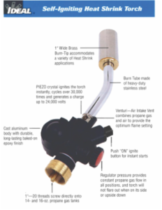 HEAT SHRINK TORCH HEAD