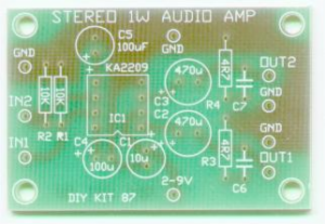 1W STEREO AUDIO AMP-KA2209