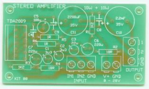 10W STEREO AMP-TDA2009A