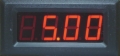 3-1/2 Digit LED Digital Panel Meter with 5V Common Ground