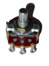Audio Taper: 1K Ohms, 1/4 inch Shaft
