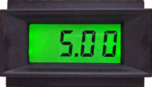3-1/2 Digit LCD Panel Meter with Back Light - Enhanced Version