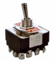 4PDT ON/OFF/ON Heavy Duty Toggle Switch