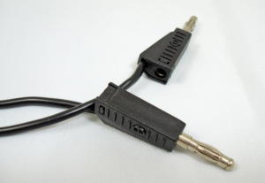 TEST LEAD, BLACK COLOR, 50CM L