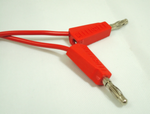 TEST LEAD, RED COLOR, 50CM LEN