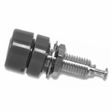 Black Panel Mount Binding Post (10 Pack)