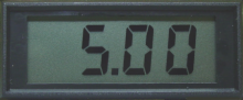 5V Common Ground Version, Miniature LCD Digital Panel Meter