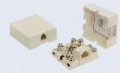 6 Position/6 Conductor Surface Mount Telephone Jack