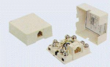 6 Position/6 Conductor Surface Mount Telephone Jack