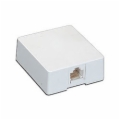 8 Position/8 Conductor Surface Mount Telephone Jack w/ Key