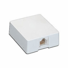 8 Position/8 Conductor Surface Mount Telephone Jack w/ Key
