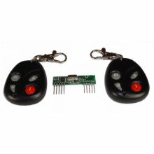 4Ch RF Remote Control System featuring KeeLoq Code Hopping