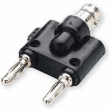 BNC Female to Dual Banana Plugs