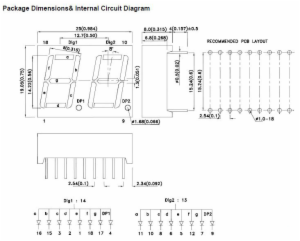 DUAL DISPLAY C.A. 14MM RED