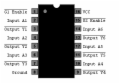 74HC366N - Hex 3-State Bus Driver
