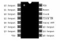 74HC4017 - 10 step HC4017 sequential output IC