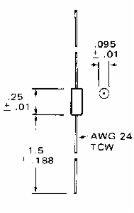 68UH MINI MOLDED RF CHOKE