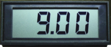 9V Version, C+C Miniature LCD Digital Panel Meter