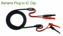 Banana Plug to IC Clip Cable Assembly