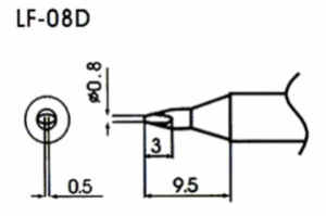 0.8MM BEVELED LEAD-FREE SOLDER