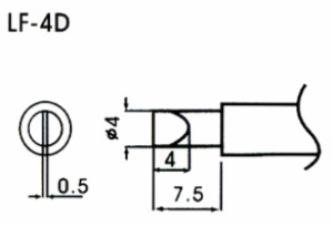 4MM BEVELED LEAD-FREE SOLDER T