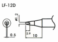 1.2mm Bevel Type Lead-Free Solder Tip/Element