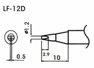 1.2MM BEVELED LEAD-FREE SOLDER
