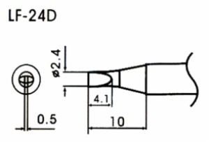 2.4MM BEVELED LEAD-FREE SOLDER