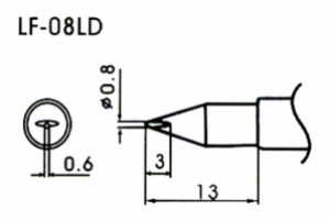 0.8MM BEVELED LEAD-FREE SOLDER