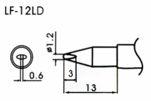 1.2MM BEVEL LEAD-FREE SOLDER T