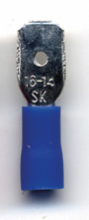 Blue #6 14-16awg Insulated Crimp-On 