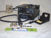 Discontinued - BlackJack SolderWerks Hot Air System with Solder Iron & Mech Arm