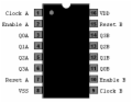 CD4518 - Dual BCD Up Counter