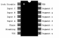 CD4543 - BCD to 7-Segment Latch Decoder Driver